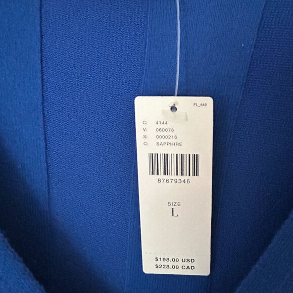 ANTHROPOLOGIE 💙Electric & Rose 💙 Nicola Sweater Midi Dress Sapphire NWT $198 - Picture 7 of 7